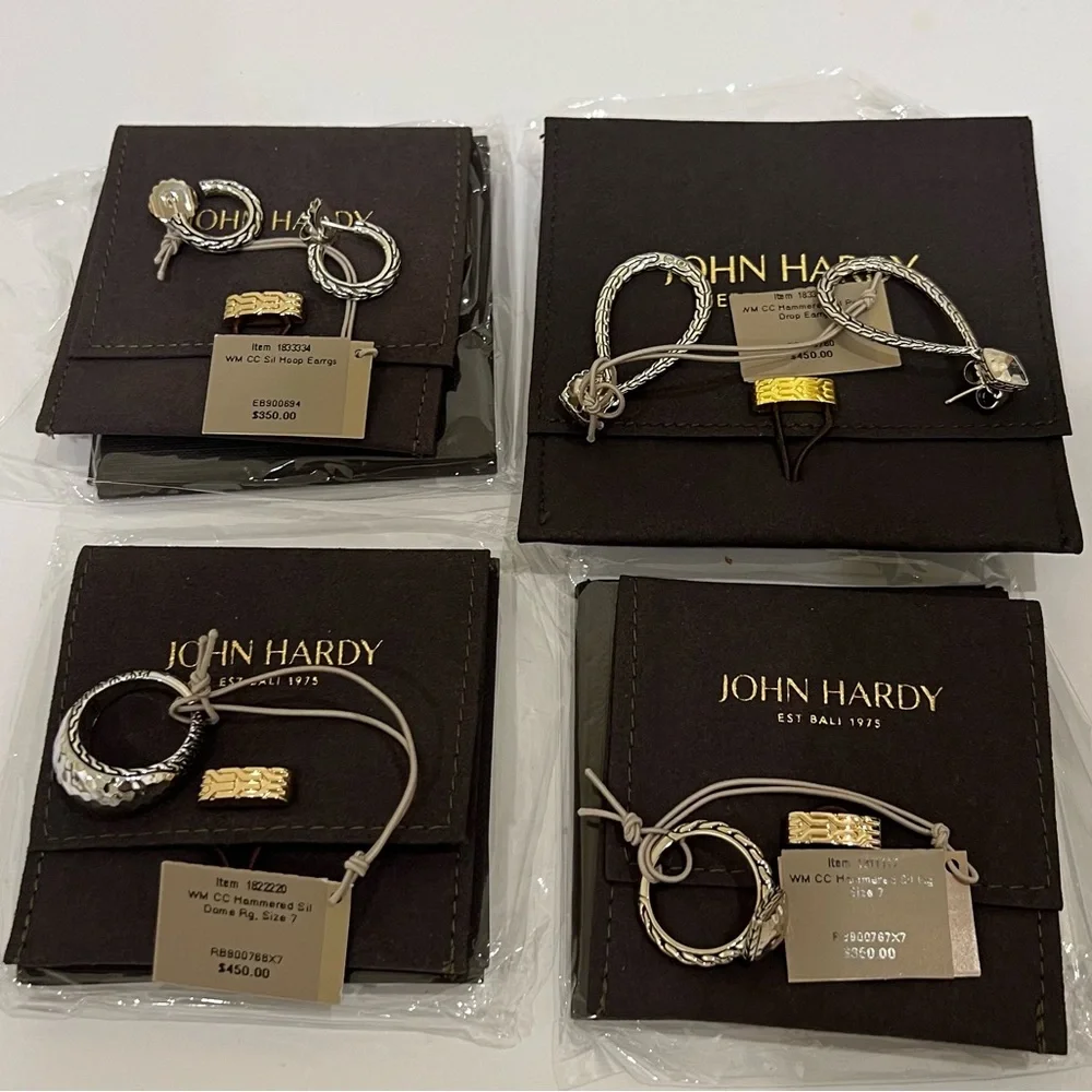 John Hardy Lot (Rings & Earrings) - Picture 2 of 16
